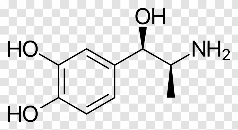 Adrenaline Norepinephrine Dopamine Neurotransmitter Hormone - Structure Transparent PNG