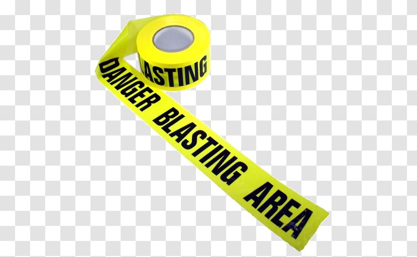 Adhesive Tape Gorilla Barricade Drilling And Blasting Duct - Label - Danger Transparent PNG