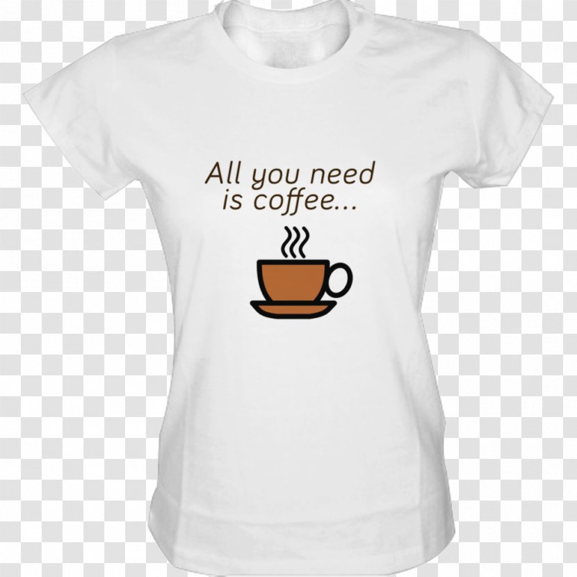 T-shirt Sport Bluza Coffee Sleeve - Top Transparent PNG