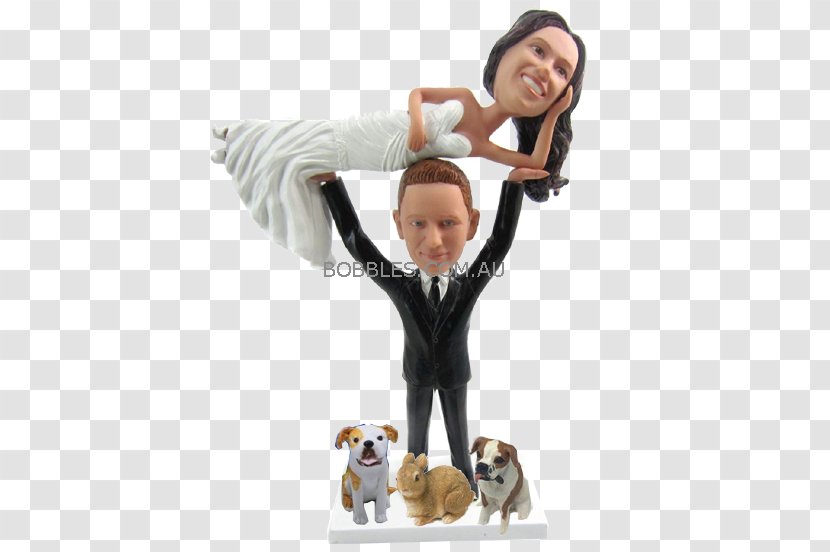 Wedding Cake Topper Bridegroom Figurine Transparent PNG