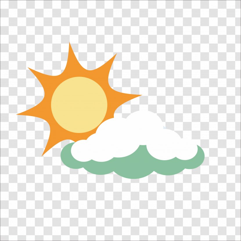 Digital Video Download Illustration - Color - Flat Sun Transparent PNG