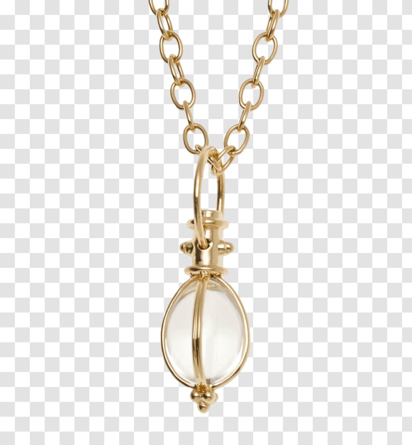 Locket Necklace Earring Pendant Jewellery - Gold Transparent PNG