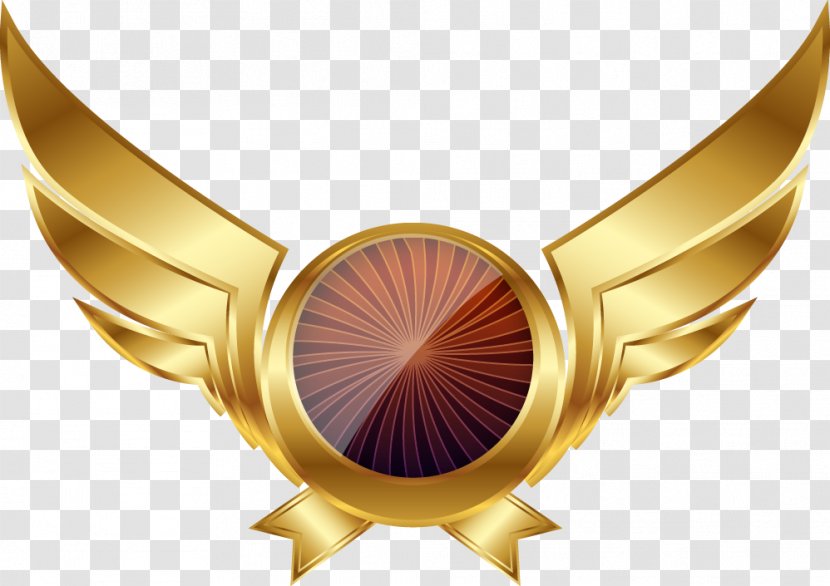 Euclidean Vector Wing Scalar - Golden Wings Cool Games Transparent PNG