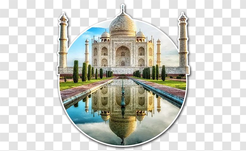 Taj Mahal Palace Of Versailles Wonders The World Monument Mausoleum - Reflection Transparent PNG