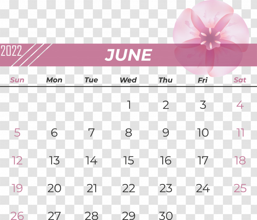 Line Font Calendar Number Pink M Transparent PNG