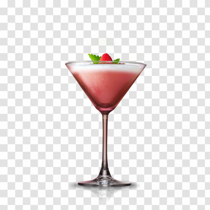 Clover Club Cocktail Cosmopolitan Martini Pink Lady - Woo - Raspberries Transparent PNG