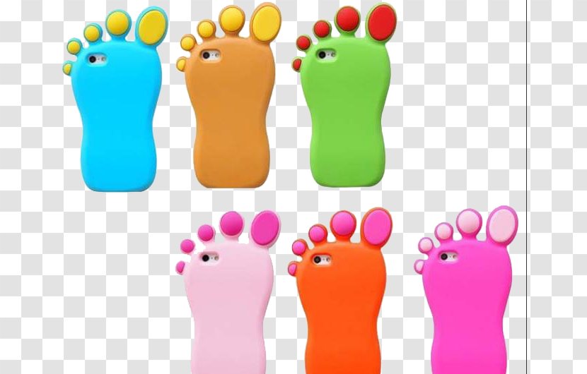 Cartoon Animation Foot Hat - Material - Phone Case Feet Transparent PNG