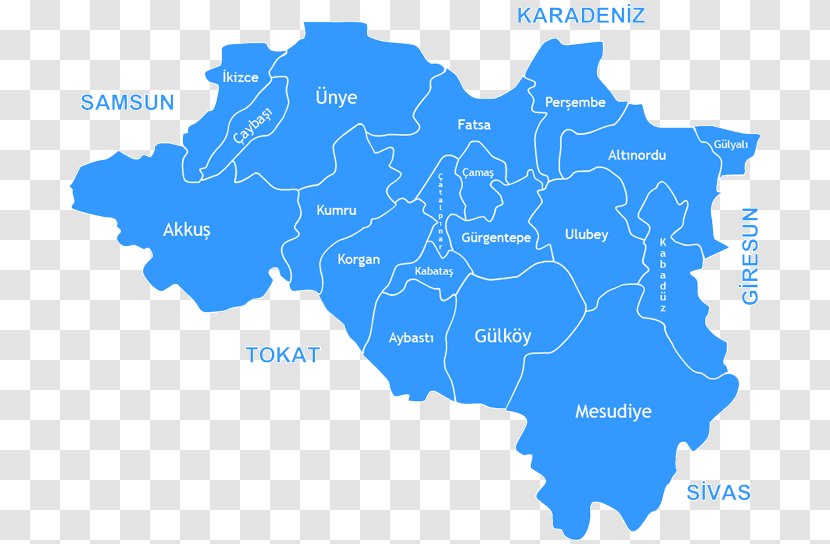 Ordu Hoynat Islet East Black Sea Region Giresun Province Map Transparent PNG
