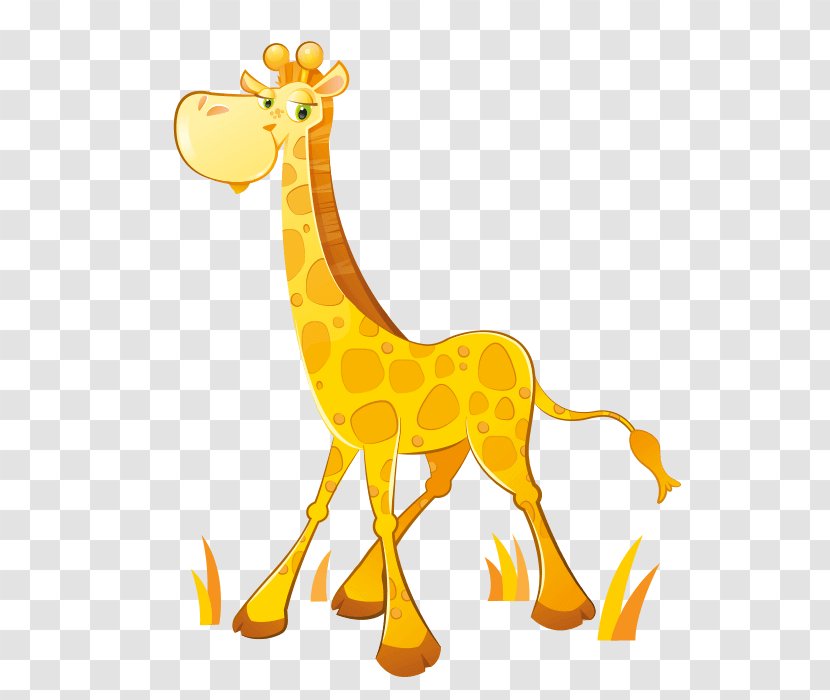 Giraffe Wall Decal Sticker Clip Art - Giraffidae - Illustration Transparent PNG