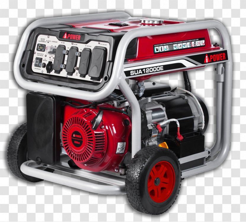 Electric Generator A-iPower SUA12000E Engine-generator Watt - Champion Power Equipment 3500w4000w 46596 - Electricity Transparent PNG