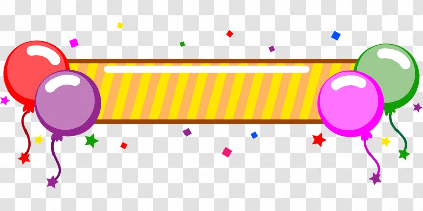 Birthday Cake Banner Clip Art - Gift Transparent PNG