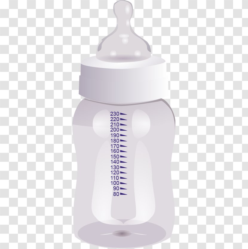 Baby Bottle Milk Infant Clip Art - Vector Transparent PNG