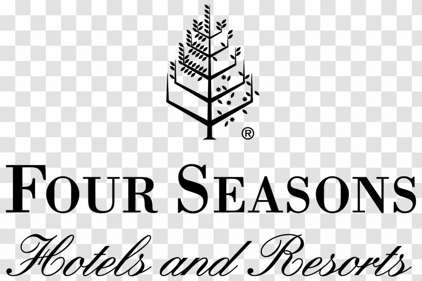 Four Seasons Hotels And Resorts Logo Agadir Hotel Baku - Monochrome Transparent PNG