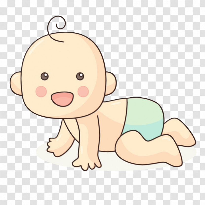 Cartoon Baby Crawling Crawling Child Animation Transparent PNG