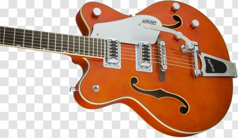 Gretsch Semi-acoustic Guitar Electric Musical Instruments Transparent PNG