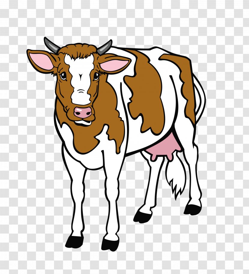 Cattle Sheep Livestock Farm - Like Mammal - Cow Transparent PNG