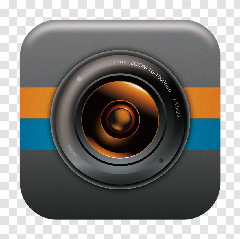 Camera Lens Button Download - User Interface Design - Click The Transparent PNG