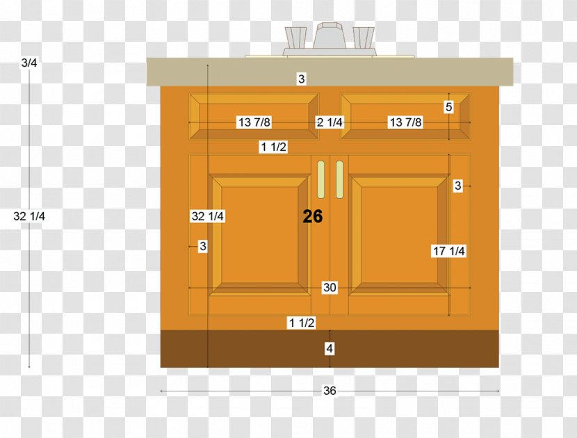 Table Sink Bathroom Cabinet Cabinetry - Diagram - Top View Furniture Kitchen Transparent PNG