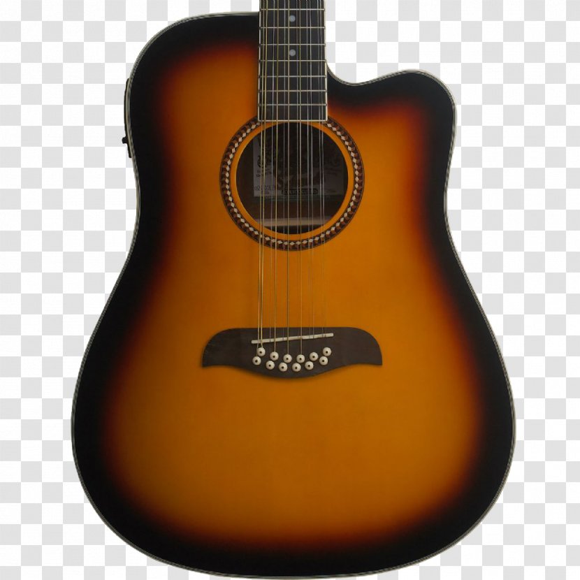 Acoustic Guitar Twelve-string Acoustic-electric Dreadnought - Frame Transparent PNG