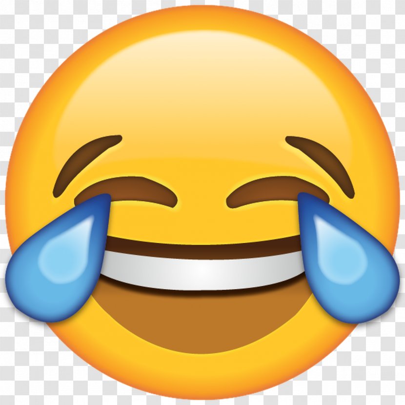 Face With Tears Of Joy Emoji Laughter Crying - Text Messaging Transparent PNG