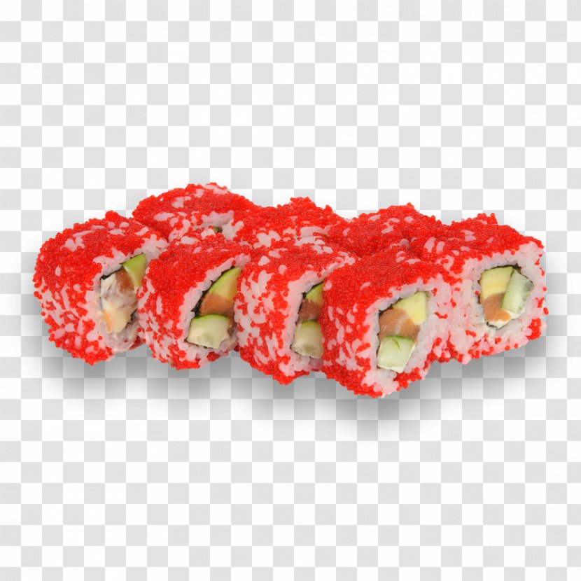 California Roll Makizushi Sushi Tobiko Salmon Transparent PNG