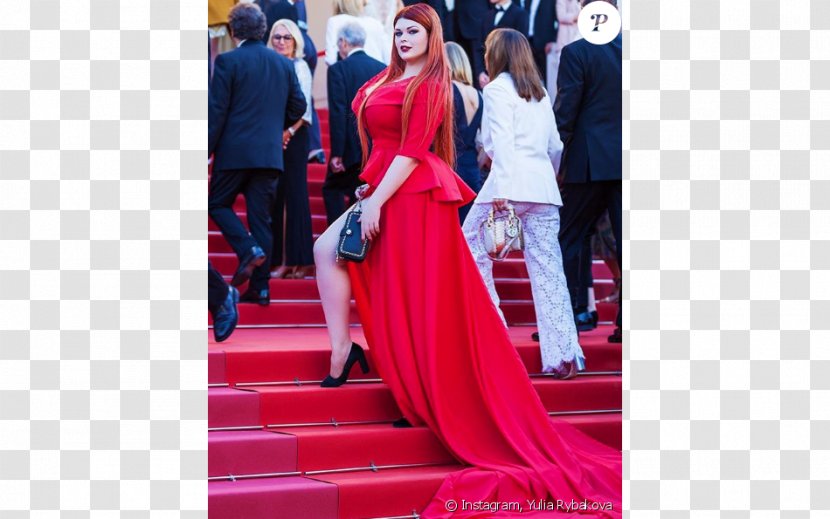Cannes Film Festival Red Carpet Plus-size Model Wardrobe Malfunction - Flower Transparent PNG