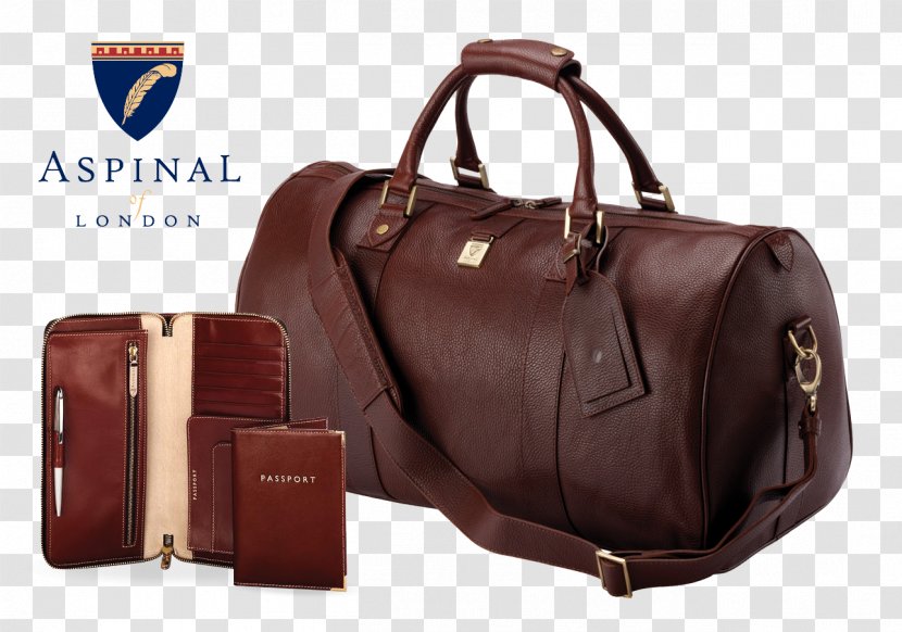 Aspinal Of London Handbag Leather Travel - Brown Transparent PNG