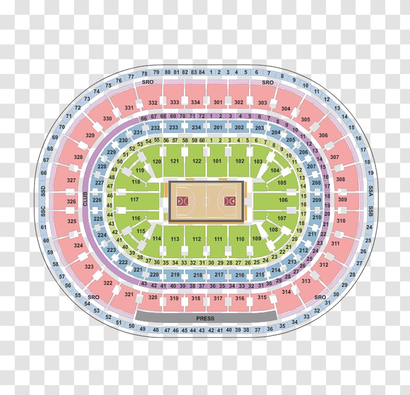 Stadium Pattern - Oval - United Center Transparent PNG