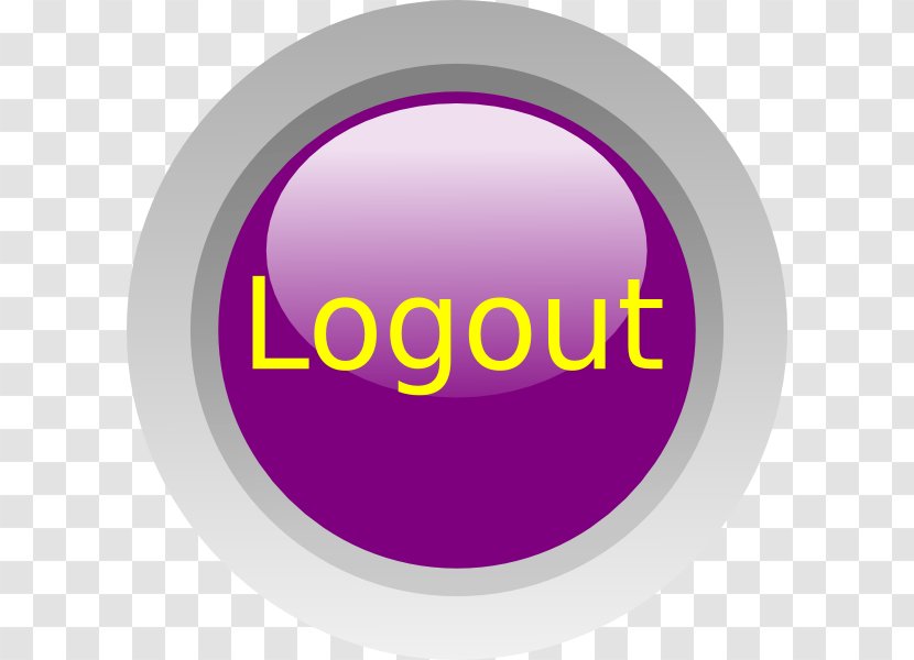 Login Clip Art - Text - Logout Transparent PNG