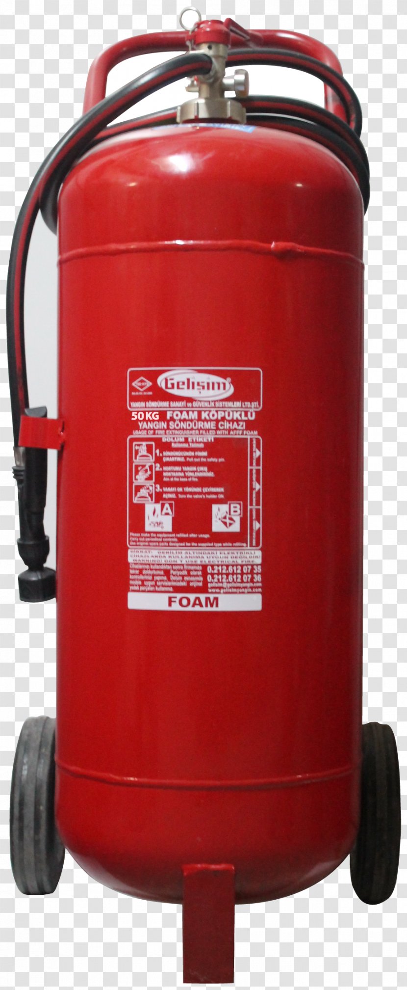 Fire Extinguishers Conflagration Kilogram Cylinder - Carbon Dioxide Transparent PNG
