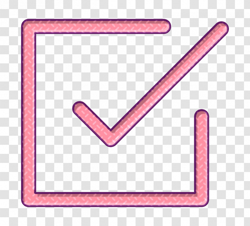 Interface Icon Tick Icon POI Signals Outline Icon Transparent PNG
