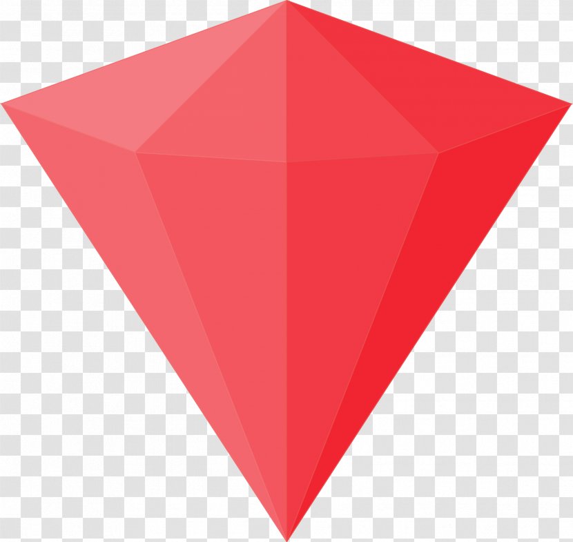 Triangle Red Design - Square Inc - Ruby Transparent PNG