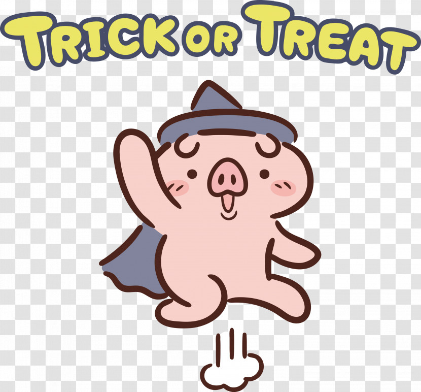 TRICK OR TREAT Happy Halloween Transparent PNG