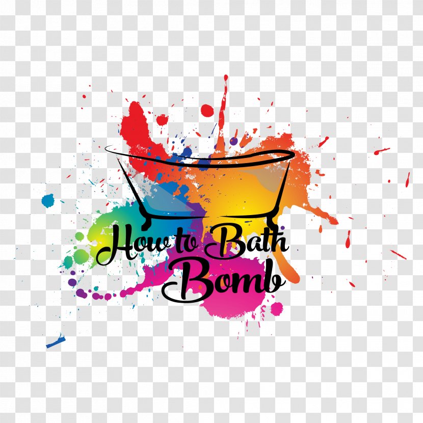 Bath Bomb Bathing Logo Bathtub - Text - Design Transparent PNG