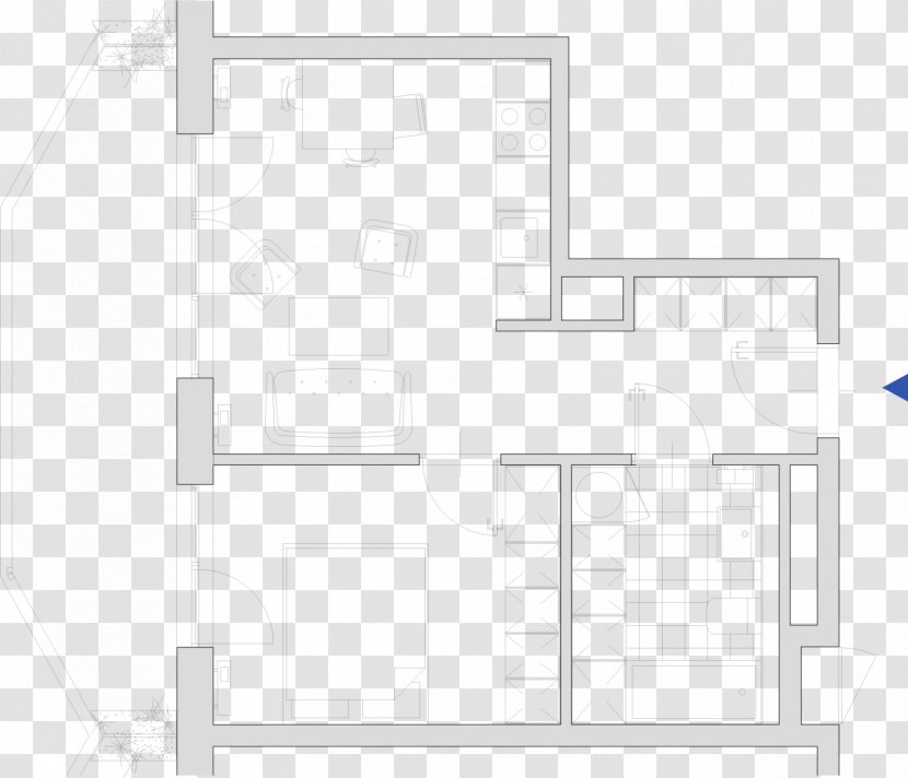 Architecture House - Floor Plan - Design Transparent PNG