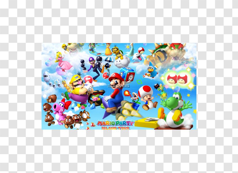 Mario Party: Island Tour Party 5 9 Star Rush Transparent PNG