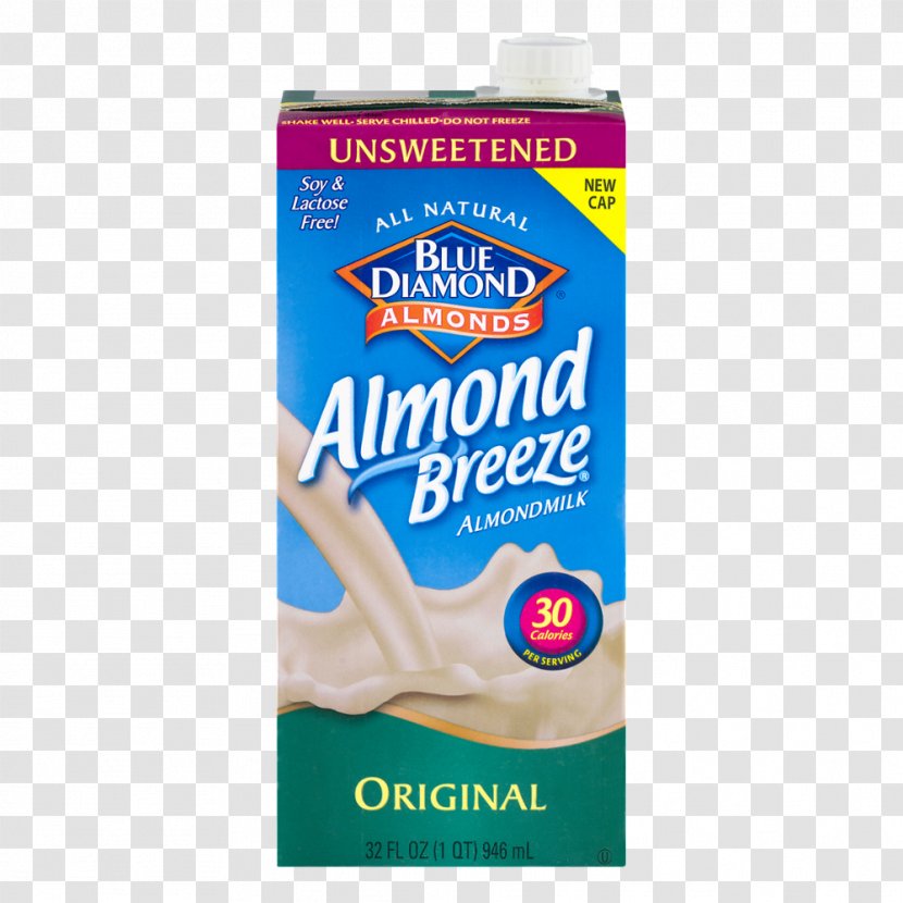 Almond Milk Substitute Cream Soy - Dairy Product Transparent PNG