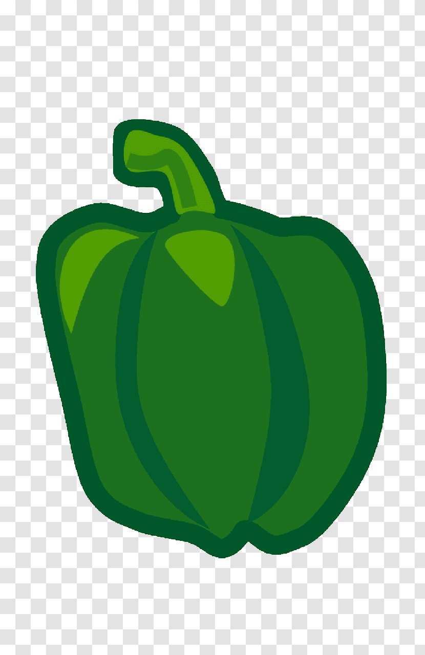 Bell Pepper Vegetable Chili Clip Art - Peppers - Green Transparent PNG