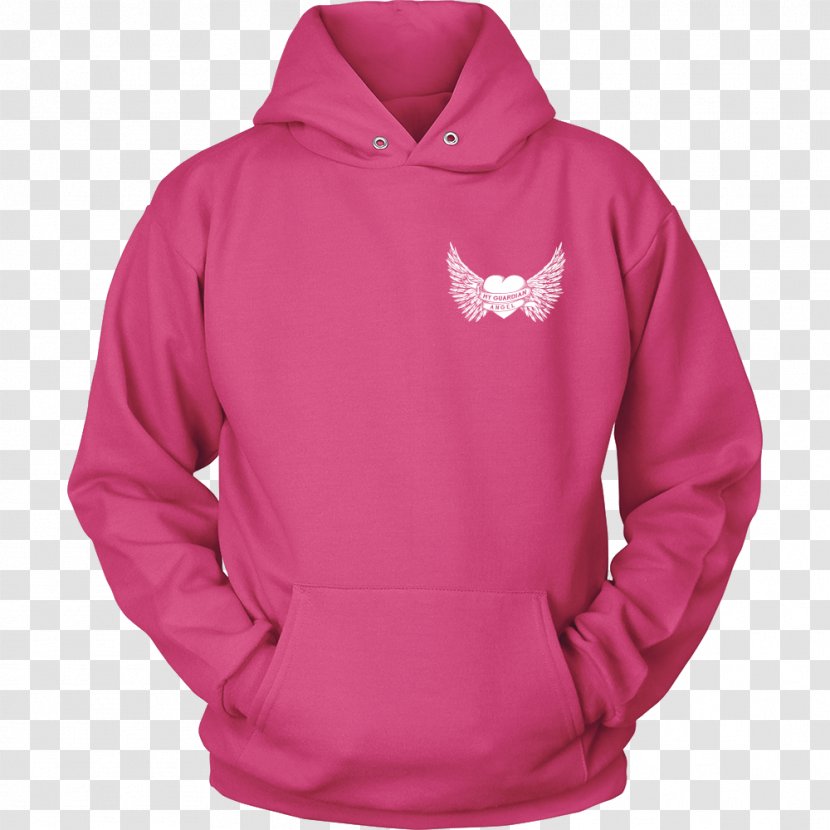T-shirt Hoodie Clothing Sleeve - Pink Transparent PNG
