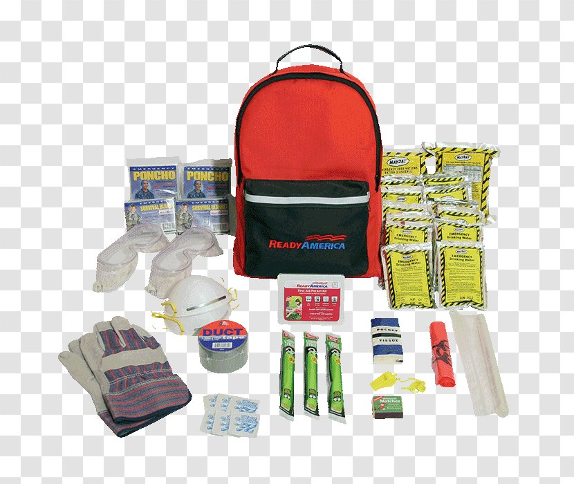 Survival Kit First Aid Kits Emergency Ready America Tropical Cyclone - Supplies - Tornado Transparent PNG