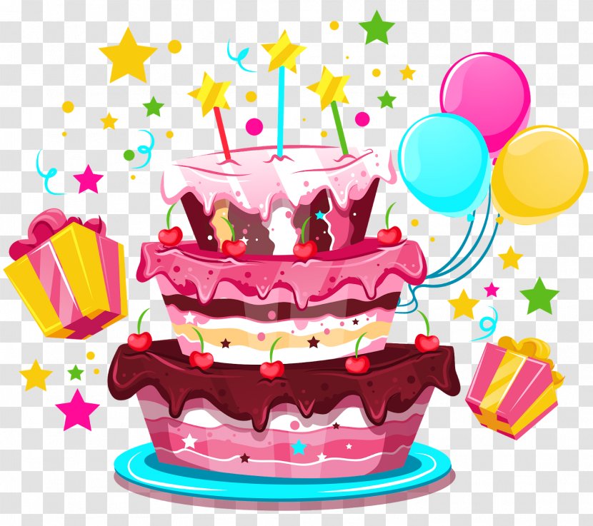 Birthday Cake Happy To You Party - Cuisine Transparent PNG