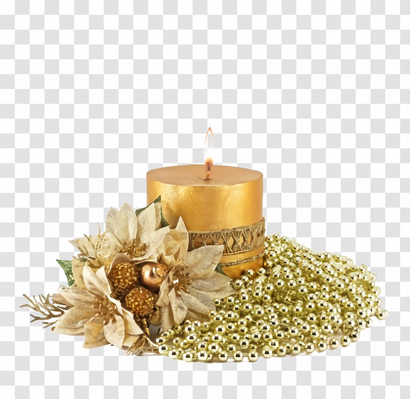 Candle Lighting Yellow Plant Holder - Metal - Petal Transparent PNG