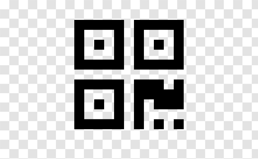 QR Code Font Awesome - Black - Two Dimensional Icon Transparent PNG