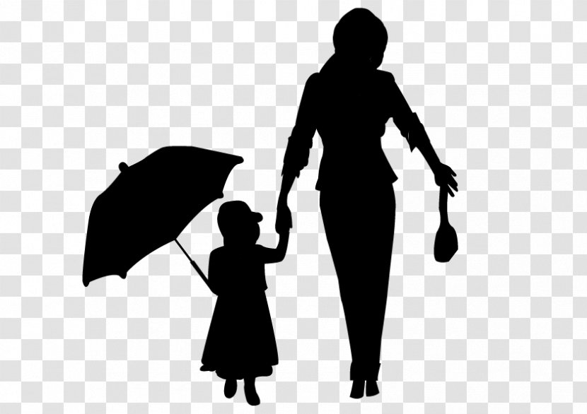 Silhouette Drawing - Daughter Transparent PNG