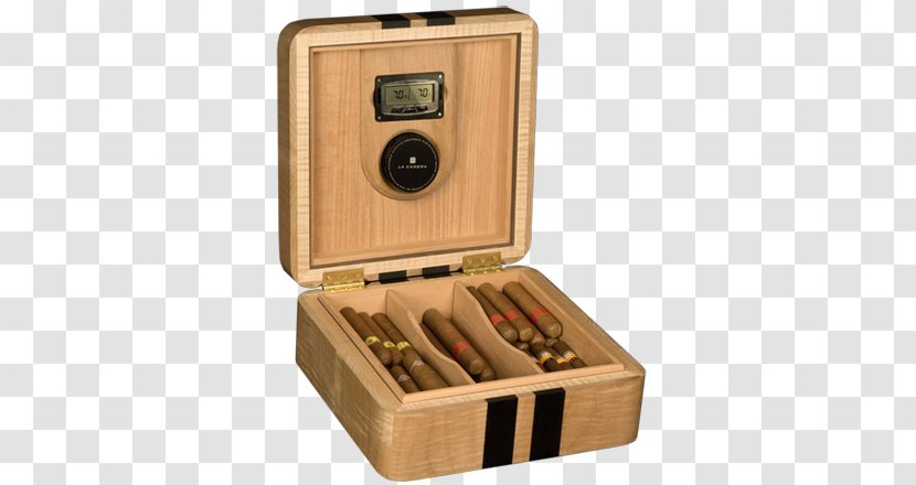 Daniel Marshall Slim Travel Humidor Cigar Cedrela Odorata Hygrometer - Frame - Handmade Transparent PNG