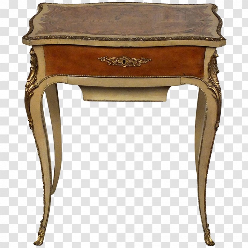 Sewing Table Louis Quinze Furniture Inlay - Designer - Along With Classical Transparent PNG