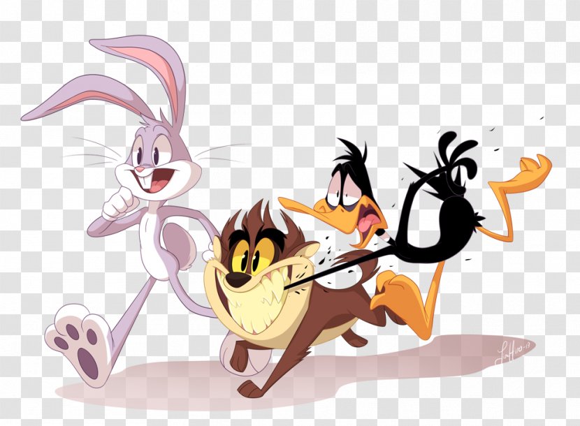 Daffy Duck Looney Tunes Bugs Bunny Porky Pig Cartoon - Bird - Fictional Character Transparent PNG