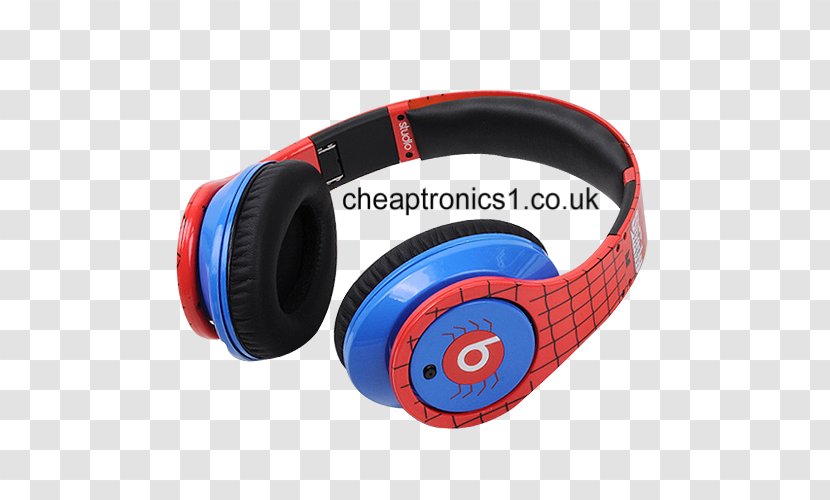 Headphones Spider-Man Headset - Audio Signal Transparent PNG