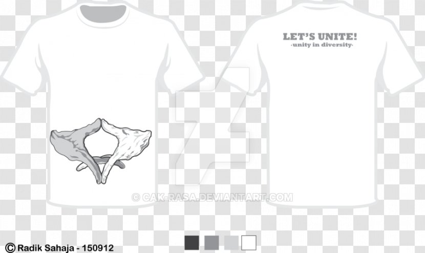 T-shirt Collar Logo Sleeve - Black Transparent PNG