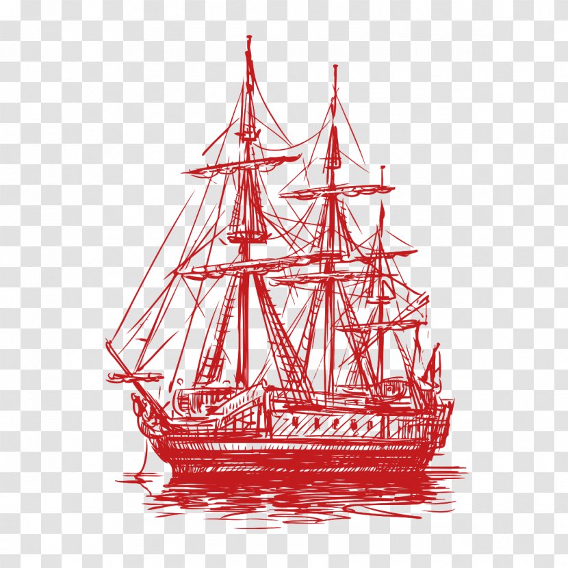 Sailing Ship Watercraft - Galeas - Photos Transparent PNG